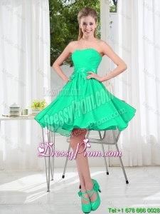 A Line Sweetheart Belt Dama Dresses for Party