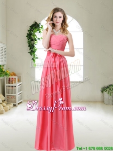 Discount 2016 Prom Dresses with Sashes and Ruching