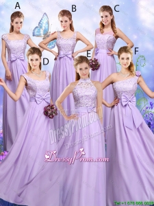 Popular Laced and Bowknot Prom Dresses with Empire