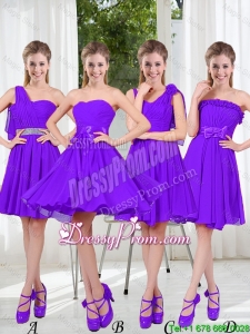 Pretty Sweetheart Beading Short Prom Dresses in Purple