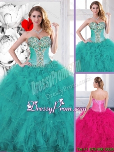 Popular Beading Sweet 16 Dresses with Ruffles for 2016