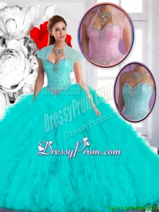 Perfect 2016 Ball Gown Sweet 16 Dresses with Ruffles