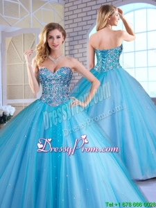 Elegant Ball Gown Sweetheart Quinceanera Dresses with Beading