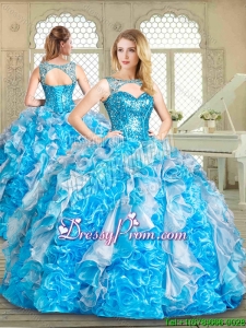 Fashionable Sweetheart Sweet 16 Dresses with Paillette and Ruffles