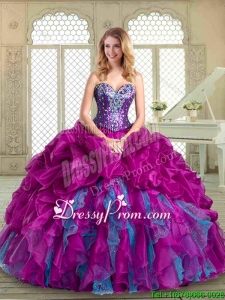 Popular Sweetheart Quinceanera Dresses with Pick Ups and Ruffles