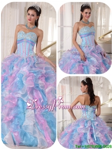 Beautiful Sweetheart Ruffles and Appliques Quinceanera Dresses