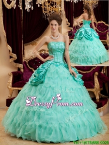 Best Selling Ball Gown Floor Length Ruffles Quinceanera Dresses