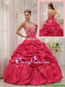 Elegant Ball Gown Sweetheart Appliques Quinceanera Dresses