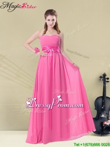 Pretty Sweetheart Fashionable Prom Dresses with Ruching and Belt