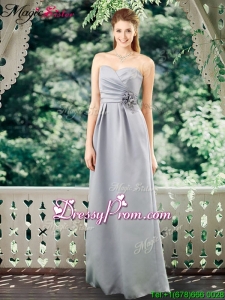 Romantic Empire Sweetheart 2016 Prom Dresses with Hand Made Flowers