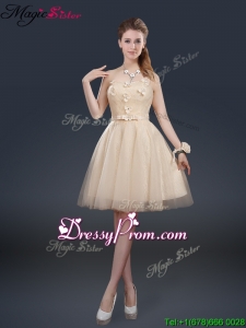 Cheap Strapless High End Prom Dresses with Appliques and Belt