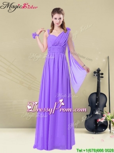 Gorgeous Straps Floor Length High End Prom Dresses for Fall