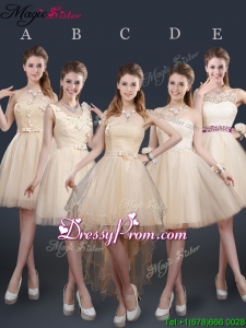 Sweet Short Prom Dresses On Sale with Appliques and Belt