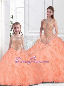 Inexpensive Scoop Princesita With Quinceanera Dresses with Beading for Fall