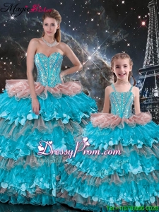 Wonderful Ball Gown Ruffled Layers Princesita With Quinceanera Dresses for 2016