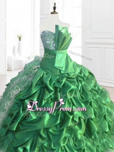 Sequins and Ruffles Custom Made Quinceanera Dresses with Pick Ups