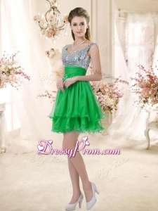 New Arrivals Short Straps Prom Dresses with Sequins for Fall