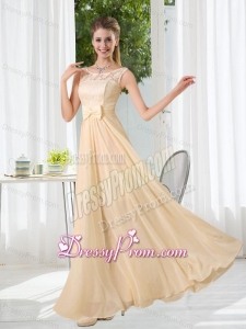 Bateau Empire Dama Dress with Lace and Belt