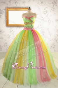 Elegant Sweet 16 Dresses in Multi Color for 2015