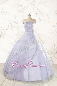 Brand New Lavender Quinceanera Dresses with Appliques and Ruffles