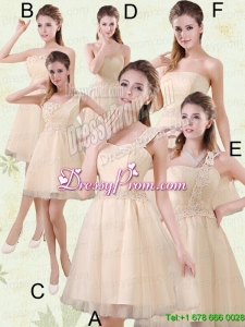 2015 The Brand New Style Mini Length Bridesmaid Dress