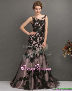 2015 Gorgeous Appliques Multi Color 2015 Prom Dress with Appliques