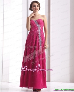 2015 High End Pretty Sweetheart Floor Length Prom Dress with Beading
