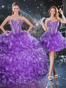 High Quality Sleeveless Lace Up Floor Length Beading Vestidos de Quinceanera