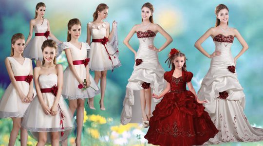 Vintage Sleeveless Beading and Appliques and Hand Made Flower Zipper Quinceanera Dresses with White Brush Train