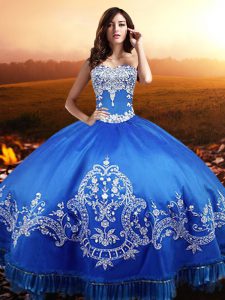 Designer Sweetheart Sleeveless Taffeta Quinceanera Dresses Beading and Appliques Lace Up
