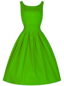 Sleeveless Taffeta Lace Up Quinceanera Court of Honor Dress for Prom and Party and Wedding Party