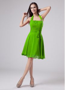 Glorious Empire Ruching Dress for Prom Zipper Chiffon Sleeveless Knee Length