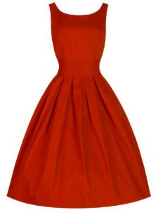 Glittering Red Lace Up Scoop Ruching Court Dresses for Sweet 16 Taffeta Sleeveless