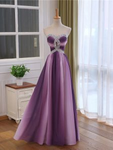 Beautiful Multi-color Sweetheart Lace Up Beading and Ruching Evening Dress Sleeveless