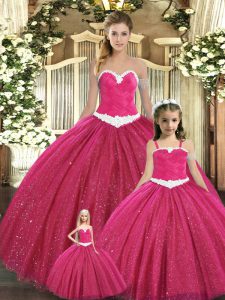 Sleeveless Lace Up Floor Length Ruching Quinceanera Dress