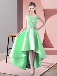 New Arrival Sleeveless Lace Zipper Damas Dress