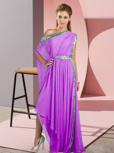 Sleeveless Sequins Side Zipper Formal Dresses