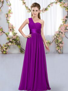 High Quality Sleeveless Belt Lace Up Quinceanera Court of Honor Dress