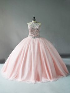 Popular Sleeveless Beading Quinceanera Gowns