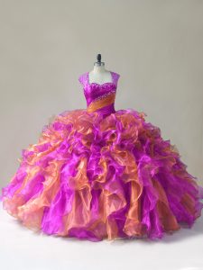 Ball Gowns Sleeveless Multi-color Quinceanera Dress Zipper