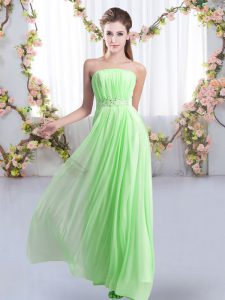 Court Dresses for Sweet 16 Strapless Sleeveless Sweep Train Lace Up
