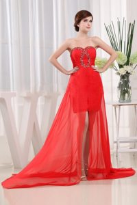 Elegant Sweetheart High-Low cocktail/Homecoming Dress