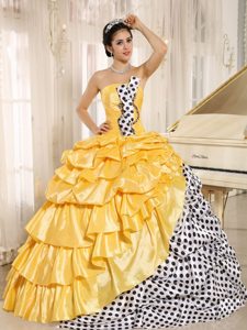 Multi-color Ruched Beading Quinceanera Dresses with Pick-ups