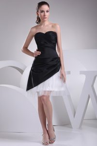 Organza Taffeta Sweetheart Little Black Dresses for Nightclub