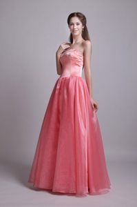 Beaded Prom Holiday Dresses Watermelon for Sao Bernardo Do Campo