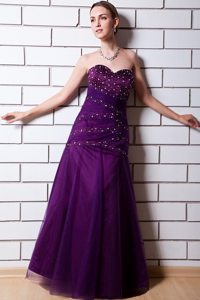 A-line Sweetheart Beaded Prom Holiday Dress in Tyne and Wear