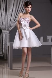 Beaded Decorated Bust and Sash For 2013 Prom Dress with Organza