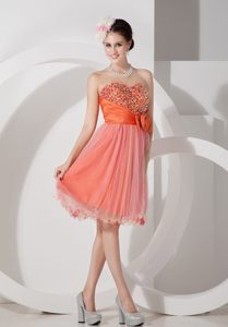 Tasty Organza Junior Prom Sweetheart Beading Mini-length for Caucaia