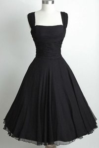 Super Black Prom Dresses Prom and Party and For with Ruching Square Sleeveless Side Zipper