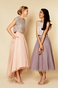 Scoop Ankle Length Pink Dress for Prom Organza Sleeveless Sequins